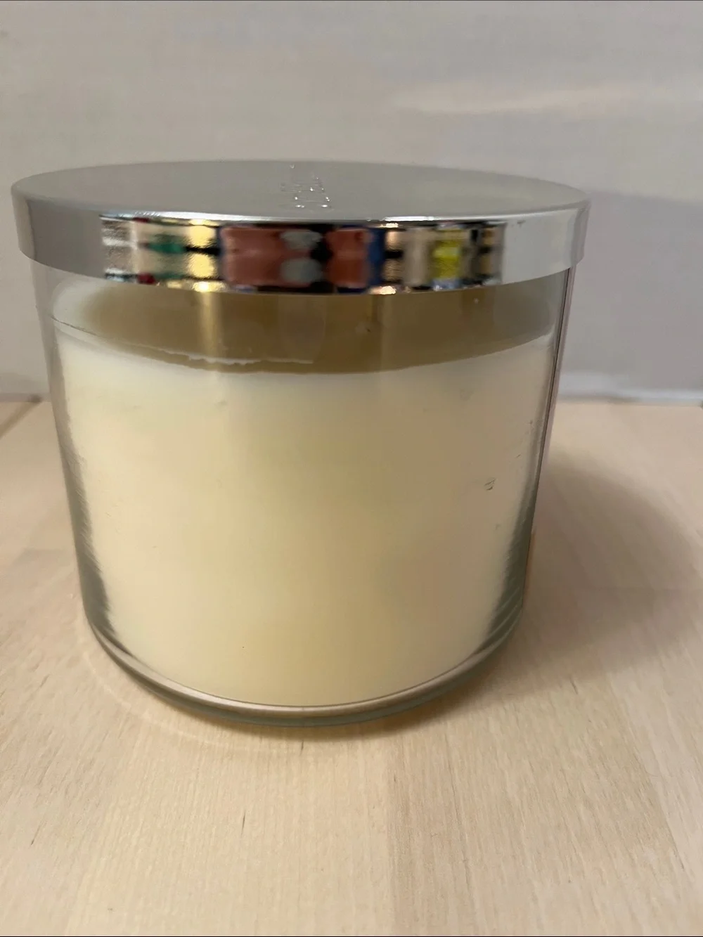 Bath & Body Works 14.5 oz Champagne Toast 3- Wick Candle in Glass Jar w/ Lid